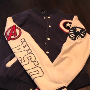 Captain America letterman jacket